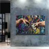 Quadro A Criação de Adão Michelangelo Estilo Moderno:60x40 cm/BORDA INFINITA - 2