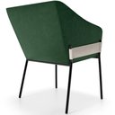 Ver imagem 7 de Kit 5 Cadeiras para Sala de Jantar Estar Living Olívia L02 Linho Cru Couríssimo Verde - Lyam Decor
