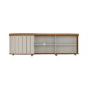 Ver imagem 6 de Rack para Tv até 75' Magnum 1 Porta Ripada Cinamomo/off White - Artely