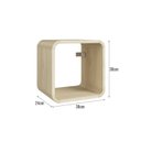 Ver imagem 4 de Nicho para Quarto Simples 30x30cm Curve
