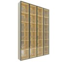 Ver imagem 2 de Cristaleira 4 Portas Reflecta com LED e Espelho 152,8cm 100% MDF Luminare