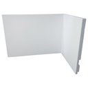 Ver imagem 1 de Rodapé de Poliestireno 15cm de Altura Branco Liso por Metro - Formix 3d