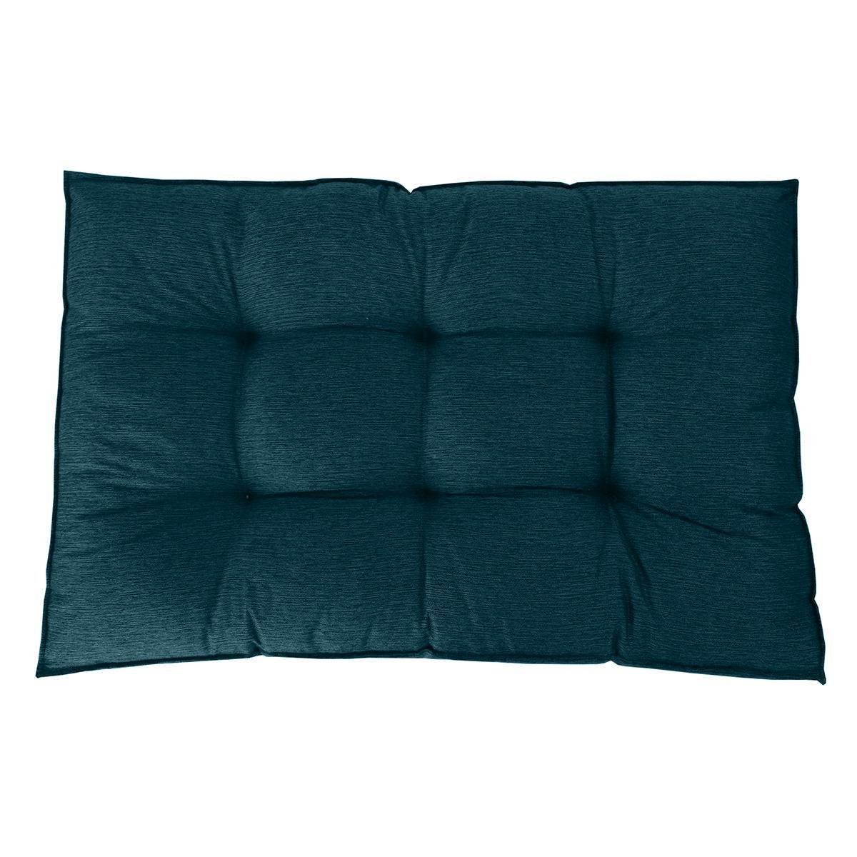 Almofada Futon Alto Linho Twist 120x80 Gigante Azul Jeans - 3