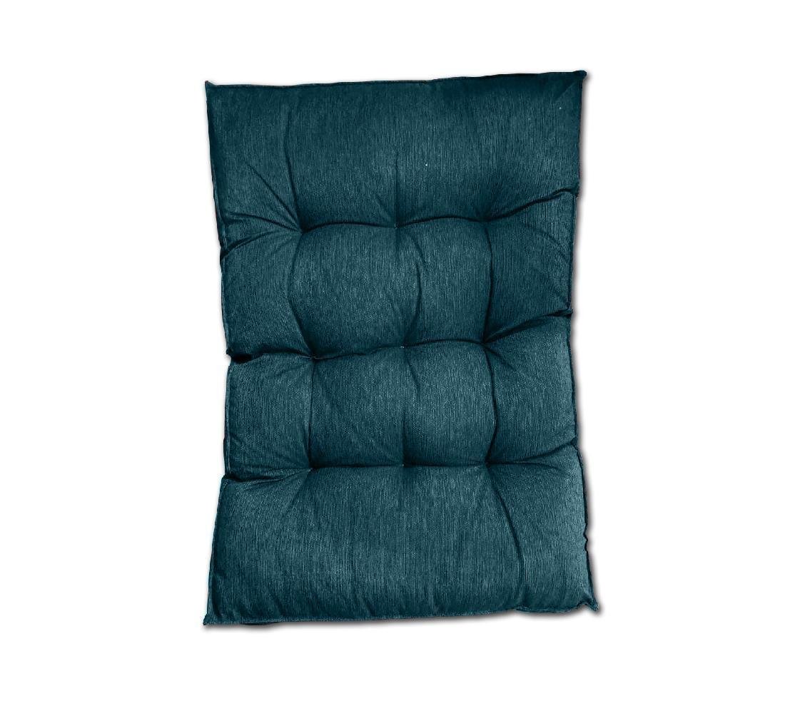 Almofada Futon Alto Linho Twist 120x80 Gigante Azul Jeans - 2