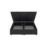 Base Cama Baú Queen Size Veludo Preto - Skybox - 3