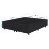 Base Cama Baú Queen Size Veludo Preto - Skybox - 2