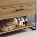 Ver imagem 6 de Gabinete e Cuba Banheiro Industrial 80 Cm Pt Gav 1028x94101 Mell Branco Pp