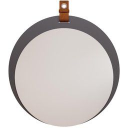 Espelheira Para Banheiro Lua MGM 60 cm MDF Cinza Titanium - 2
