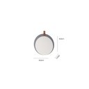 Ver imagem 3 de Espelheira Para Banheiro Lua MGM 60 cm MDF Cinza Titanium