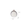 Espelheira Para Banheiro Lua MGM 60 cm MDF Cinza Titanium - 3