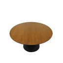 Ver imagem 3 de Mesa de Jantar Cone Base Preta - Ø106cm - Tampo Ø106cm Laminado Cinamomo
