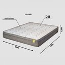 Ver imagem 3 de Colchão Queen Apolospuma De Espuma D-45 Dreemy Mega 158x198x25cm Cinza Com Branco ApoloSpuma