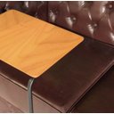 Ver imagem 3 de Mesa de Apoio Lateral para Sofá com Base de Metal Preta - Preto