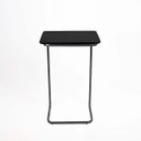 Ver imagem 7 de Mesa de Apoio Lateral para Sofá com Base de Metal Preta - Preto