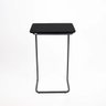 Mesa de Apoio Lateral para Sofá com Base de Metal Preta - Preto - 7