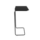 Ver imagem 4 de Mesa de Apoio Lateral para Sofá com Base de Metal Preta - Preto