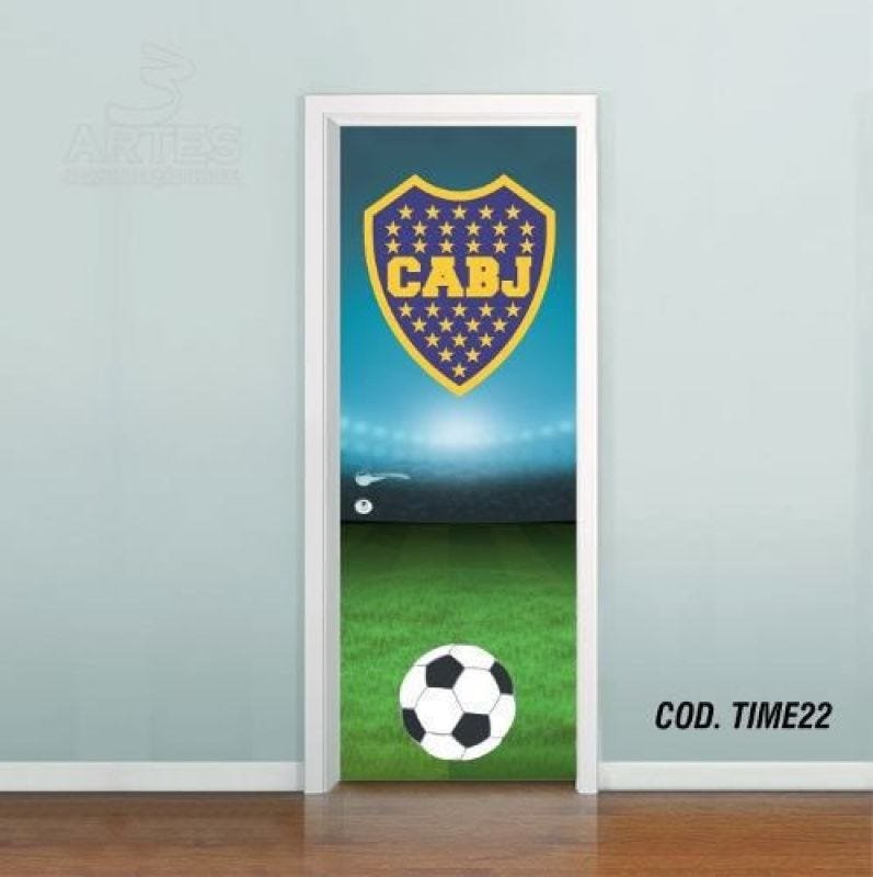Adesivo De Porta Futebol Boca Juniors - 0,70x2,10m - 1