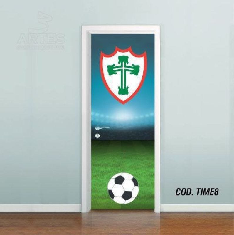 Adesivo De Porta Futebol Portuguesa - 0,70x2,10m - 1