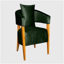 Ver imagem 1 de Poltrona Decorativa Valentina Luxo Dora Bela Cor 0130 Verde Musgo