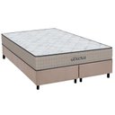 Ver imagem 1 de Cama Box King: Colchão Espuma Orthoflex D45 Genova + Base CRC Suede Clean(193x203)