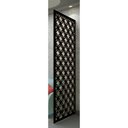 Ver imagem 2 de Painel Vazado Divisória Mdf Valência Preto - 0,60x2,20m