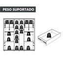 Ver imagem 6 de Guarda-Roupa Casal 2 Portas de Correr 100% MDF com Pés Monet Yescasa Marrom/Cumaru