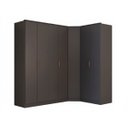Ver imagem 2 de Guarda Roupa Modulado Ravi em Mdf 243,5x232,2cm 7 Portas Grafitto 1110