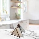 Ver imagem 5 de Porta Guardanapo Borboleta C/ 4 Divisórias Ferro Marrom