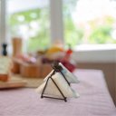 Ver imagem 4 de Porta Guardanapo Borboleta C/ 4 Divisórias Ferro Marrom