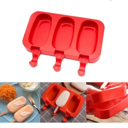 2 Formas de Silicone Molde para Fazer Picolé com 50 Palitos - 3