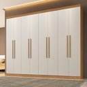 Ver imagem 2 de Guarda Roupa Bahia 8 Portas 4 Gavetas 8 Prateleiras - Benetil