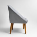 Ver imagem 6 de Poltrona Decorativa para Sala de Estar Tecido Veludo Premium Estrutura Resistente Pés Palito