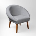 Ver imagem 5 de Poltrona Decorativa para Sala de Estar Tecido Veludo Premium Estrutura Resistente Pés Palito