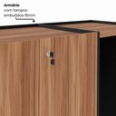 Ver imagem 4 de Armário Copa com Nicho para Frigobar Lado Direito 1,40 m X 0,60 m Multiuso com 2 Portas e