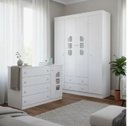 Ver imagem 1 de Quarto Infantil com Guarda- Roupa e Cômoda - Phonix