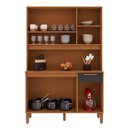 Ver imagem 2 de Armário de Cozinha Sintra 5 Portas 1 Gaveta MDF 121cm Indékes