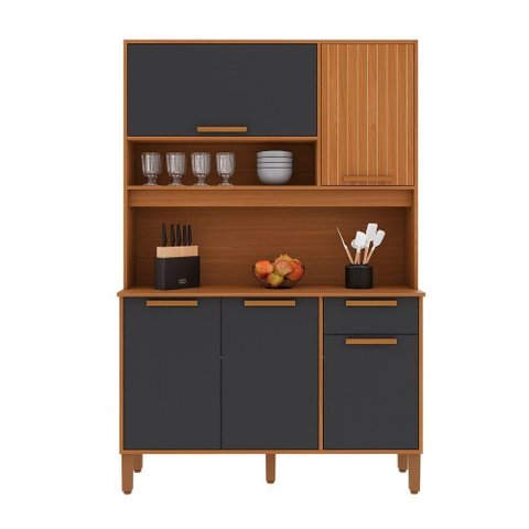 Armário de Cozinha Sintra 5 Portas 1 Gaveta MDF 121cm Indékes