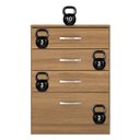Ver mais imagens de Cômoda Astral 4 Gavetas 62 Cm - Comoda para Quarto - Demobile:amêndola