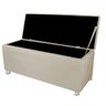 Calçadeira Baú Banco Sapateira Porta Objetos 140Cm - 4