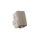 Ver imagem 1 de Módulo Interruptor Duplo Simples Margirius Sleek Colors 10a Argila