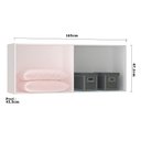 Ver imagem 2 de Maleiro Guarda Roupa Aberto Ponte Queen 165cm Prime Luciane Móveis