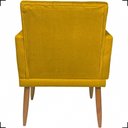 Ver imagem 4 de Kit 2 Poltronas Decorativa para Sala Recepção Nina Capitonê Suede Cores Pé Palito