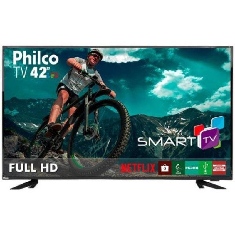 Smart TV LED 42 Philco PTV42E60Dswnc Full Hd USB HDMI - Bivolt - 1