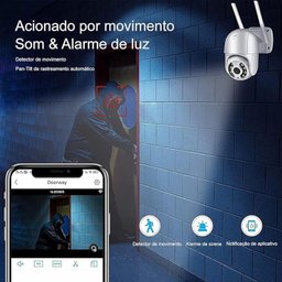 Câmera Ip Segurança Wifi Icsee Prova D'água Externa 1080p - 8