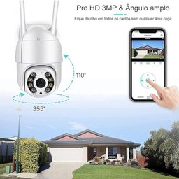 Câmera Ip Segurança Wifi Icsee Prova D'água Externa 1080p - 7