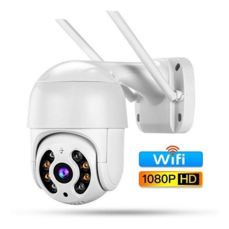 Câmera Ip Segurança Wifi Icsee Prova D'água Externa 1080p