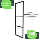 Ver imagem 3 de Prateleira Estilo Industrial Suspensa Teto Cozinha 60cm P.B