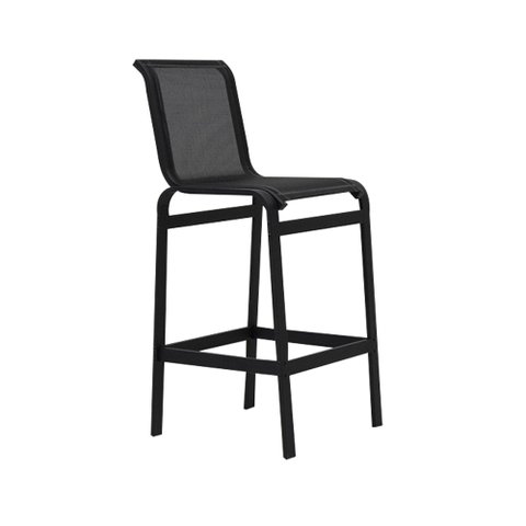 Banqueta Alta Balcao Bancada Mesa Bistro Trama Móveis de Aluminio