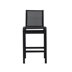 Banqueta Alta Balcao Bancada Mesa Bistro Trama Móveis de Aluminio - 6