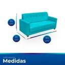 Ver imagem 6 de Sofá + 2 Poltrona para Sala de Estar Moderno Confortável Veneza Suede
